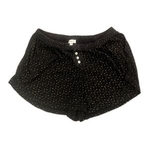 POL Women's Black High Waist lounge Shorts NWOT